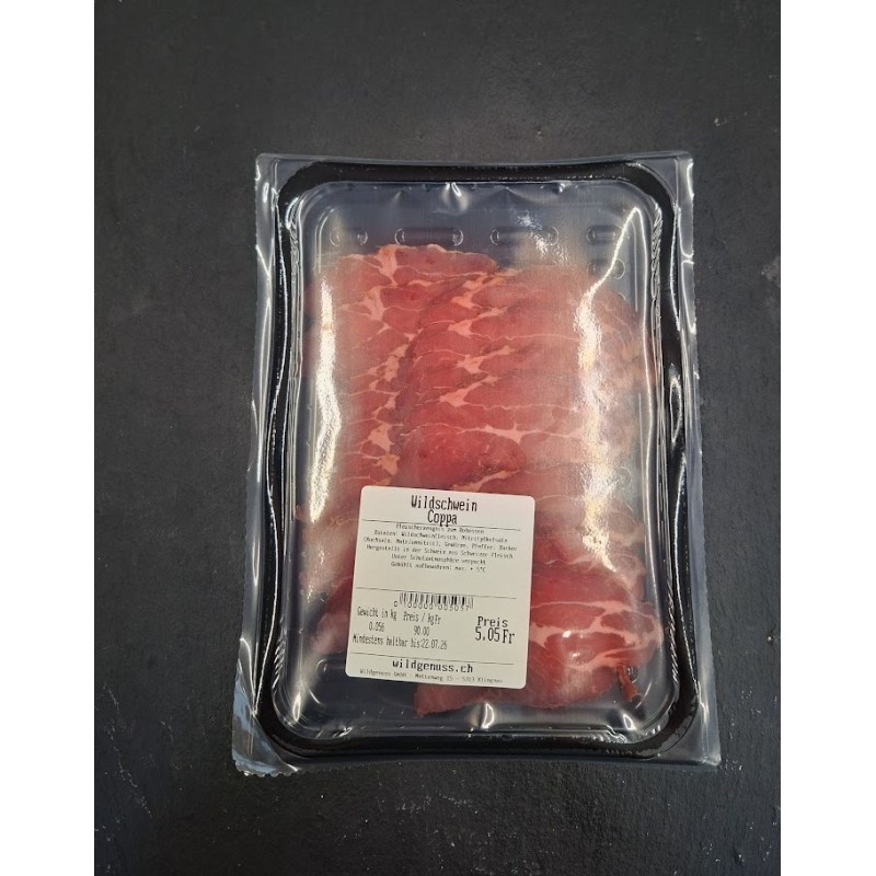 wildgenuss.ch: Wildschwein Coppa